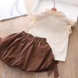 Girls' Sleeveless Top & Shorts Set — view 2