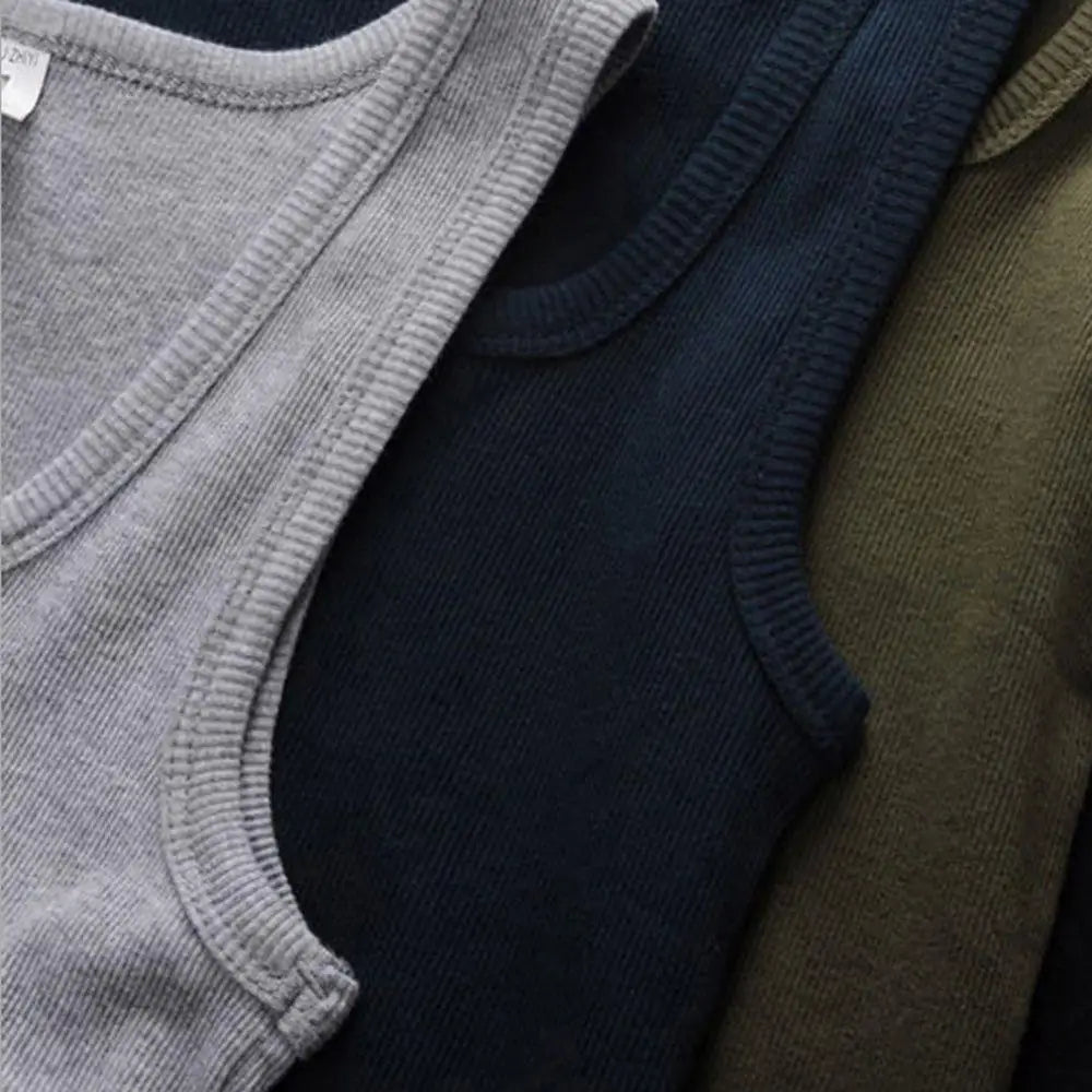 3PCS Summer Men Women Tank Top Cotton Sleeveless Shirt
Bodybuilding Muscle Vest Women Basic Elastic Tank Top Fitness T-shirt Hot