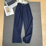 Relaxed High-Waisted Wide-Leg Pants