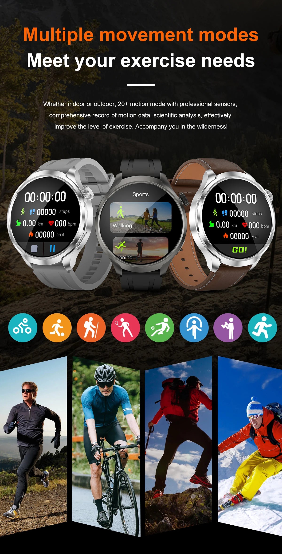 NEW GPS Outdoor fitness NFC Smart Watch Men 1.85 Inch AMOLED Screen  Bluetooth Call IP67 Waterproof Man Smart Watches Man 2025