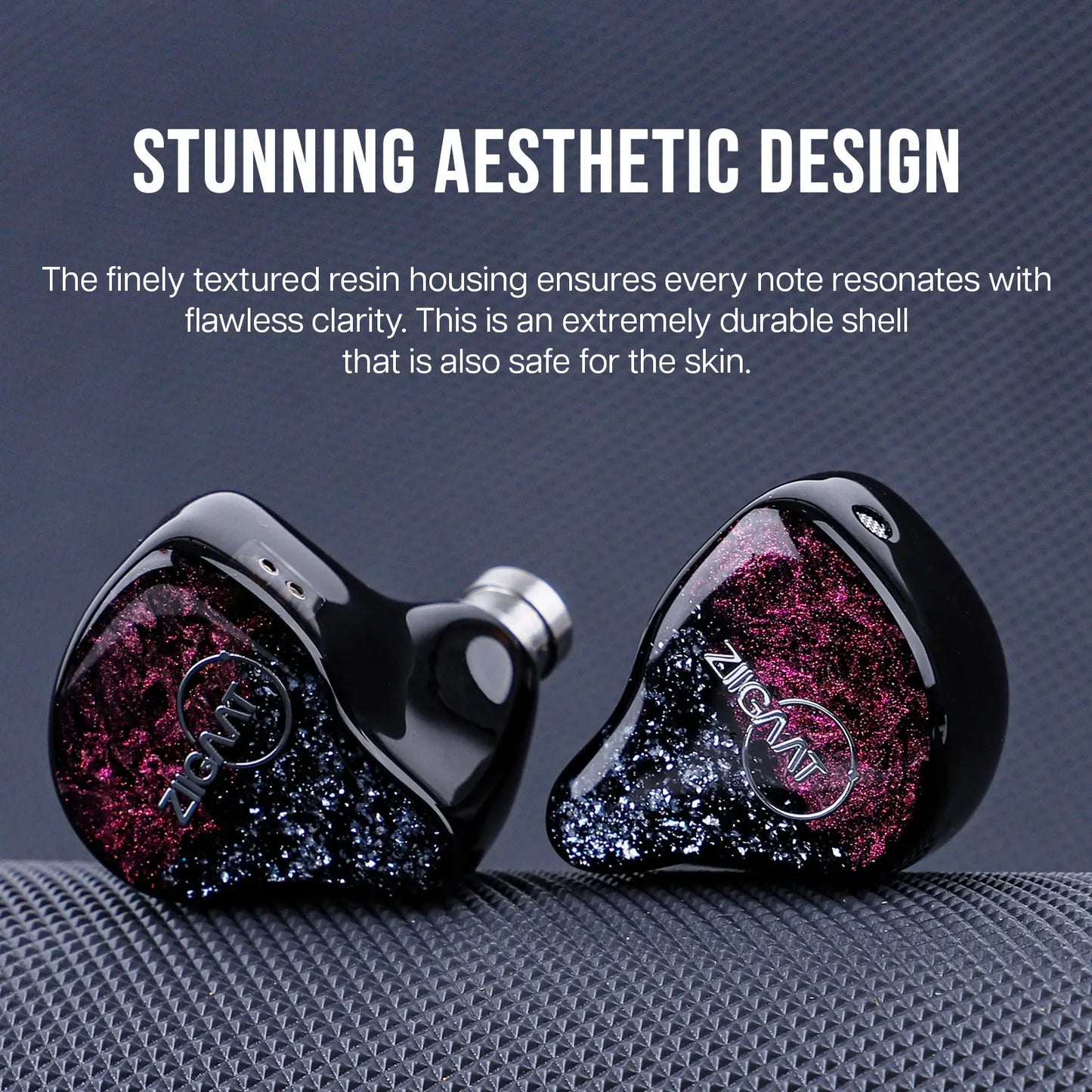 Linsoul ZiiGaat Odyssey 1DD+3BA Hybrid In–Ear Monitor Hifi Earphones Wired Earbuds for Audiophiles Musicians