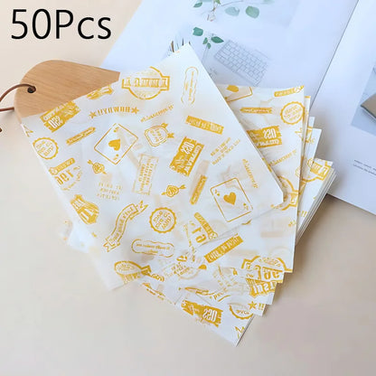 Food Grade Baking Parchment Papers, for Valentine's Treats. 22x7cm, Greaseproof & Microwavable, Safe