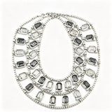 Layered Crystal Statement Choker — product image