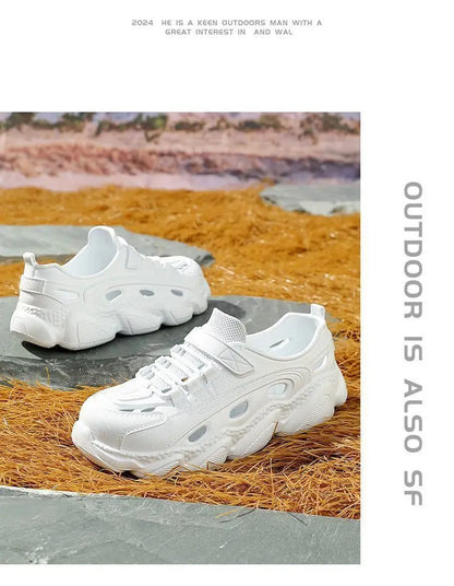 Outdoor Sports Slippers for Men and Women, Thick-Soled Eva Non-Slip Breathable Clogs, Fishing Beach Sandals, Unisex Couple Style