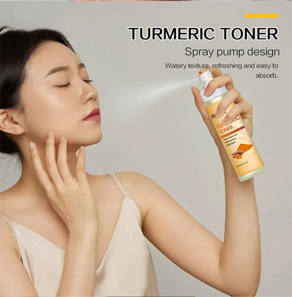 Organic Turmeric Skin Care Kit, Brighten, Clean, Remove Darkness, Spots, Acne, Lighten, Hydration, Exfoliate, Even Skin Tone