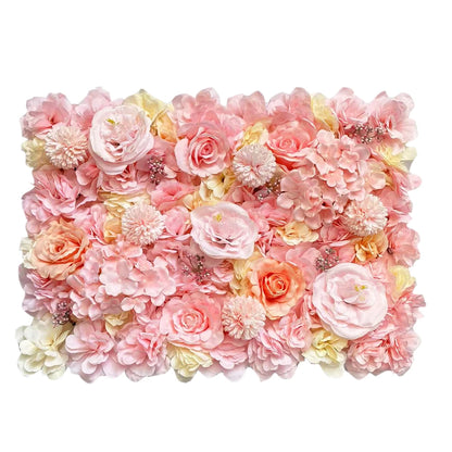 40x60cm Silk Rose Flower Champagne Artificial Flower for Wedding Decoration Flower Wall Panels Romantic Wedding Backdrop Decor