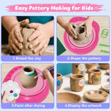 Kids' Pottery Wheel & Clay Craft Kit — view 3
