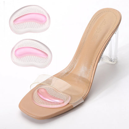 Thickened Half A yard Pad High Heels Insole Forefoot Pad Silicone Forefoot Pad Ladies Sandal Anti-skid Pad Anti-pain