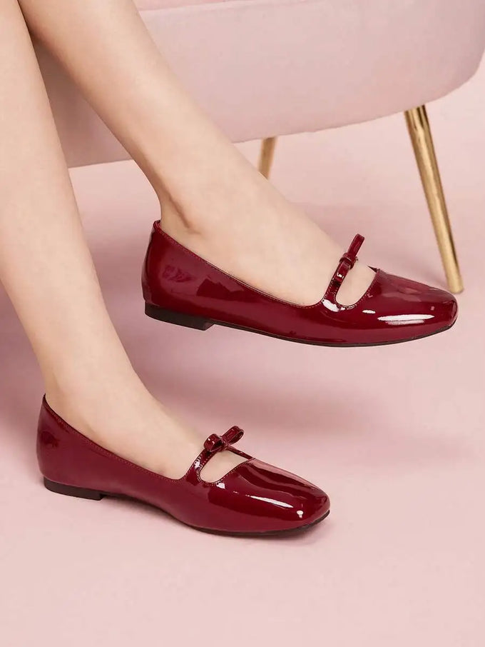 Cuccoo Dollmod Bow-Strap Ballerina Flats — product image