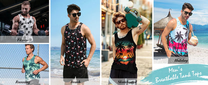 Summer New Trend Men's Pull-Over Crew Neck Vest Mesh Fitness Breathable Vest Blazer Men's Quick Drying Sweat Absorption T-Shirt