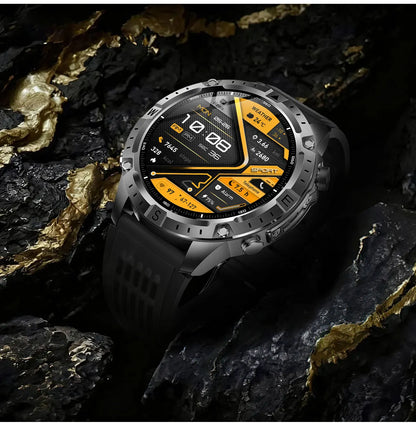 New Outdoor GPS Offline Map Smart Watch Men 3ATM Waterproof 170+ Sports LED Compass Altimeter AMOLED Bluetooth Call Smartwatch