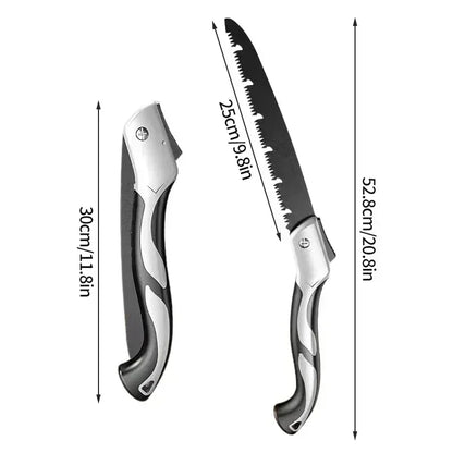 Folding Hand Saw Multifunctional Outdoor Logging Saw Woodworking Folding Portable Saw For Garden Pruner Gardening Tools Tree
