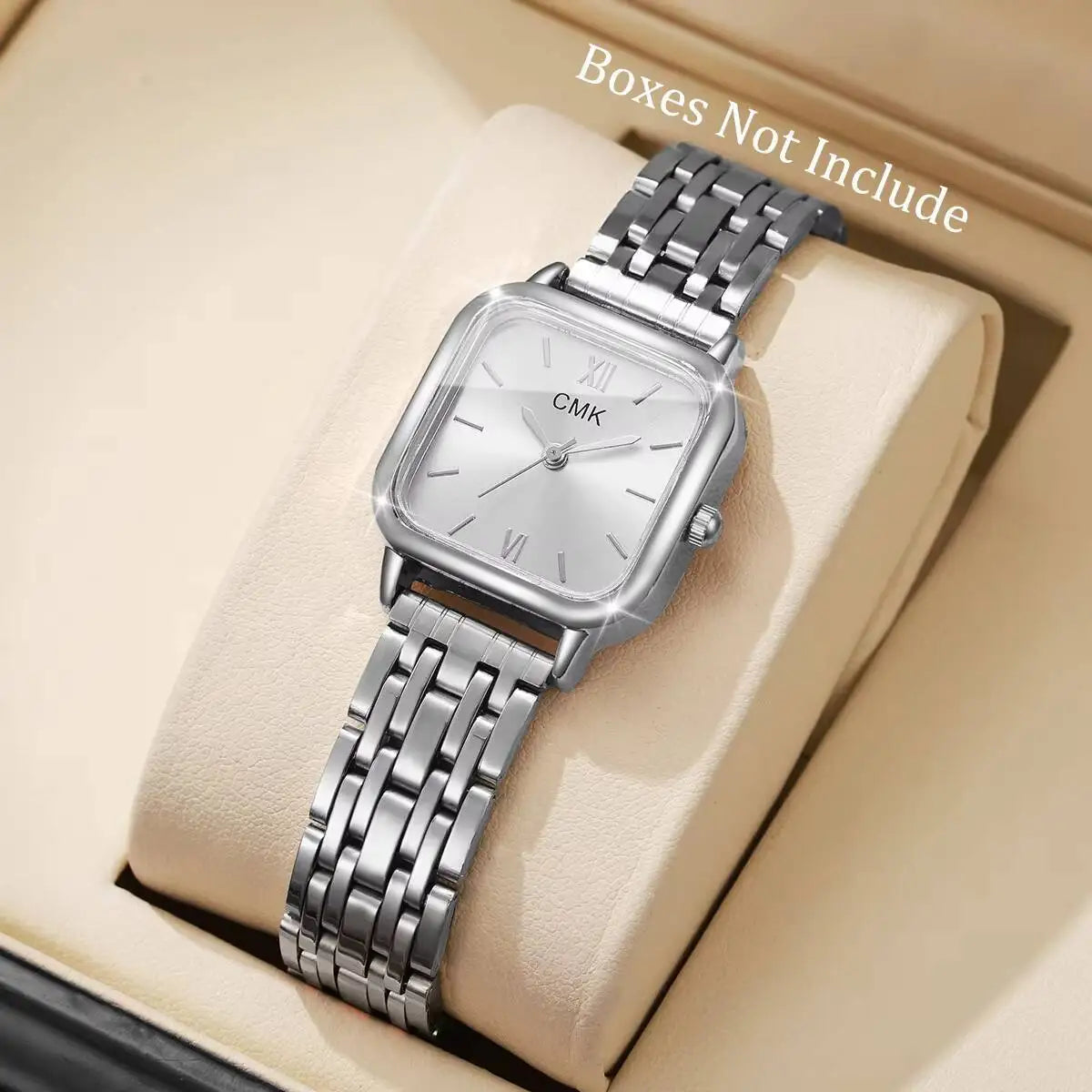 Fashion Women Watches Casual Square Dial Quartz Wristwatches Reloj Mujer Girls Clock Gift（Without Box）