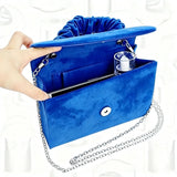 Faux-Suede Evening Handbag — view 5