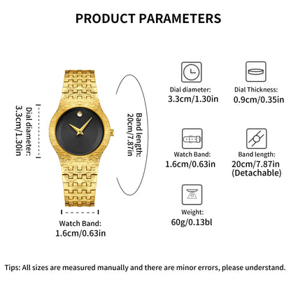YaLaLuSi Brand Women's Fashionable Minimalist Bracelet Watch - Water-Resistant Quartz Timepiece Gift reloj mujer ladies girl