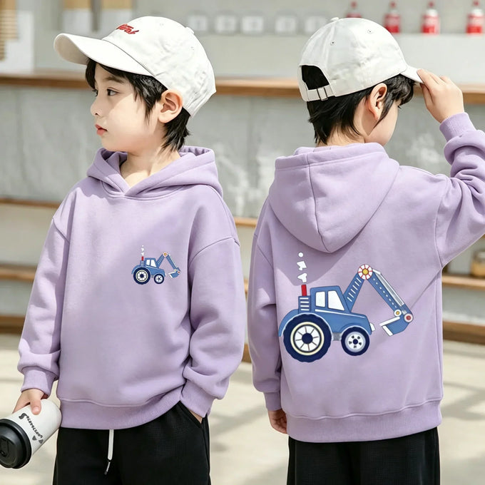 Kids' Excavator Graphic Hoodie — product image