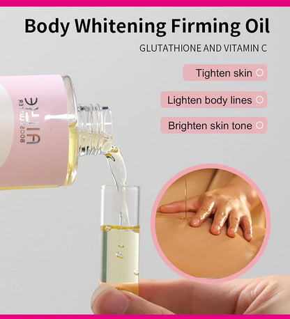 AILKE Whitening Skin Care Set, With Glutathion Vitamin C, Brighter Smoother Skin, Reduce Dark Spots, Clean Skin, Moisturizing