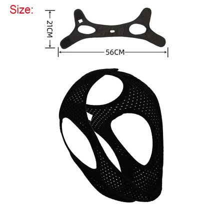 Tcare Anti Snoring Chin Strap Best Stop Snoring Device, Adjustable Snore Reduction Belt Sleep Aids Chin Strips Belt for Unisex