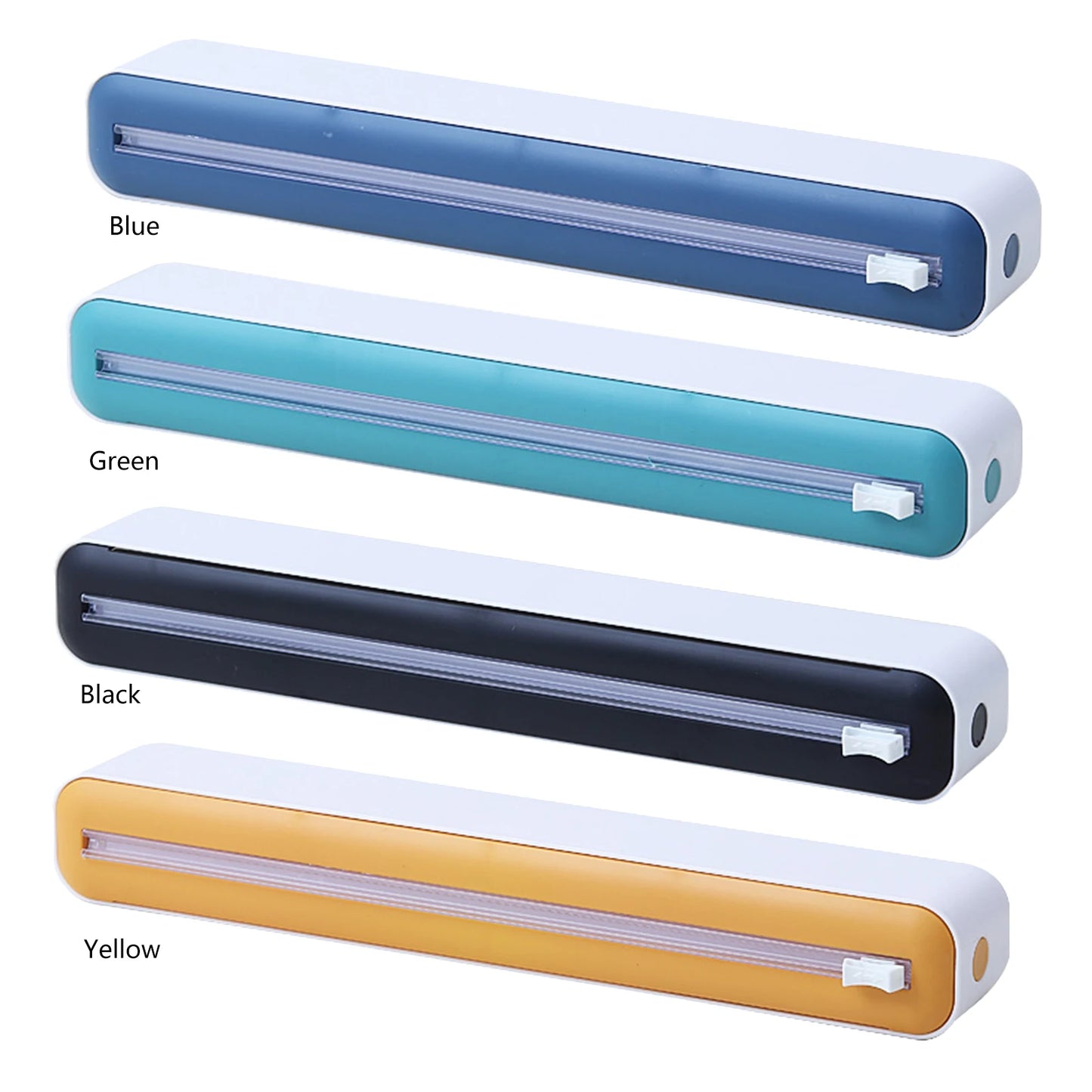 Food Film Dispenser Cutter Magnetic Plastic Cling Film Wrap Dispenser Aluminum Foil Stretch Film Cutter Kitchen Tool Accessories
