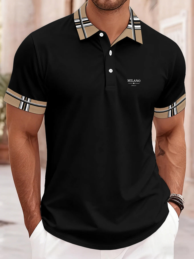 Men's Printed Polo Shirt — product image