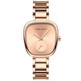Hannah Martin Rose-Gold-Tone Quartz Watch