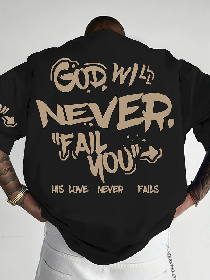 Men's Letter Graphic T-Shirt — product image