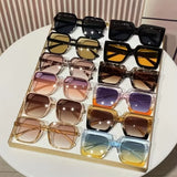 Oversized Plastic Square Glasses Set — view 1