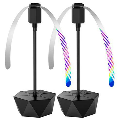 USB Rechargeable Fly Repellent Fan Portable Multi-Functional Insect Repellent Fan Safe Soundless Fly Fans for Food Outdoor
