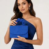 Faux-Suede Evening Handbag — view 7
