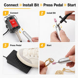 230W Flex-Shaft Jewellery Rotary Tool