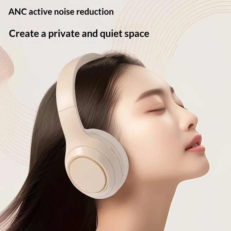 Lenovo Original Bluetooth 5.3 Earphones Over-ear Foldable Computer Wireless Headphones Gaming Headset 360° Stereo Sound Headset