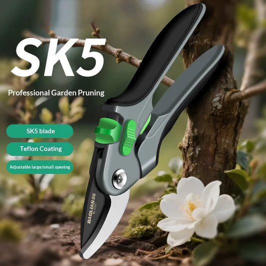 Plant Trim Pruner Cut Horticulture Secateur Shrub Garden Scissor Set Branch Shear Orchard Pruning Shears Tools
