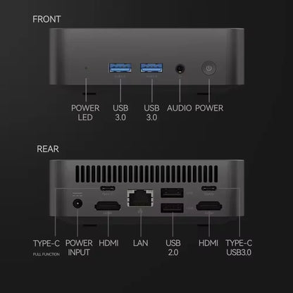 Intel Core N95 i9 10980HK 2026 Quintessential Mini PC Windows 11 Pro 2TB SSD 4K 60Hz WiFi6 BT5.2 Diminutive Vest Pocket Computer