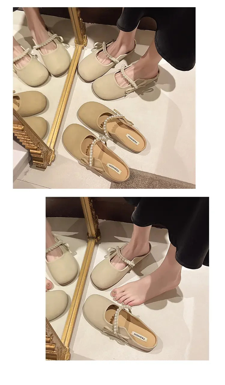 New Arrival Women Summer Mule Sandals Fashion Half Slippers Soft Sole Non Slip Casual Outdoor Beach Daily Shoes