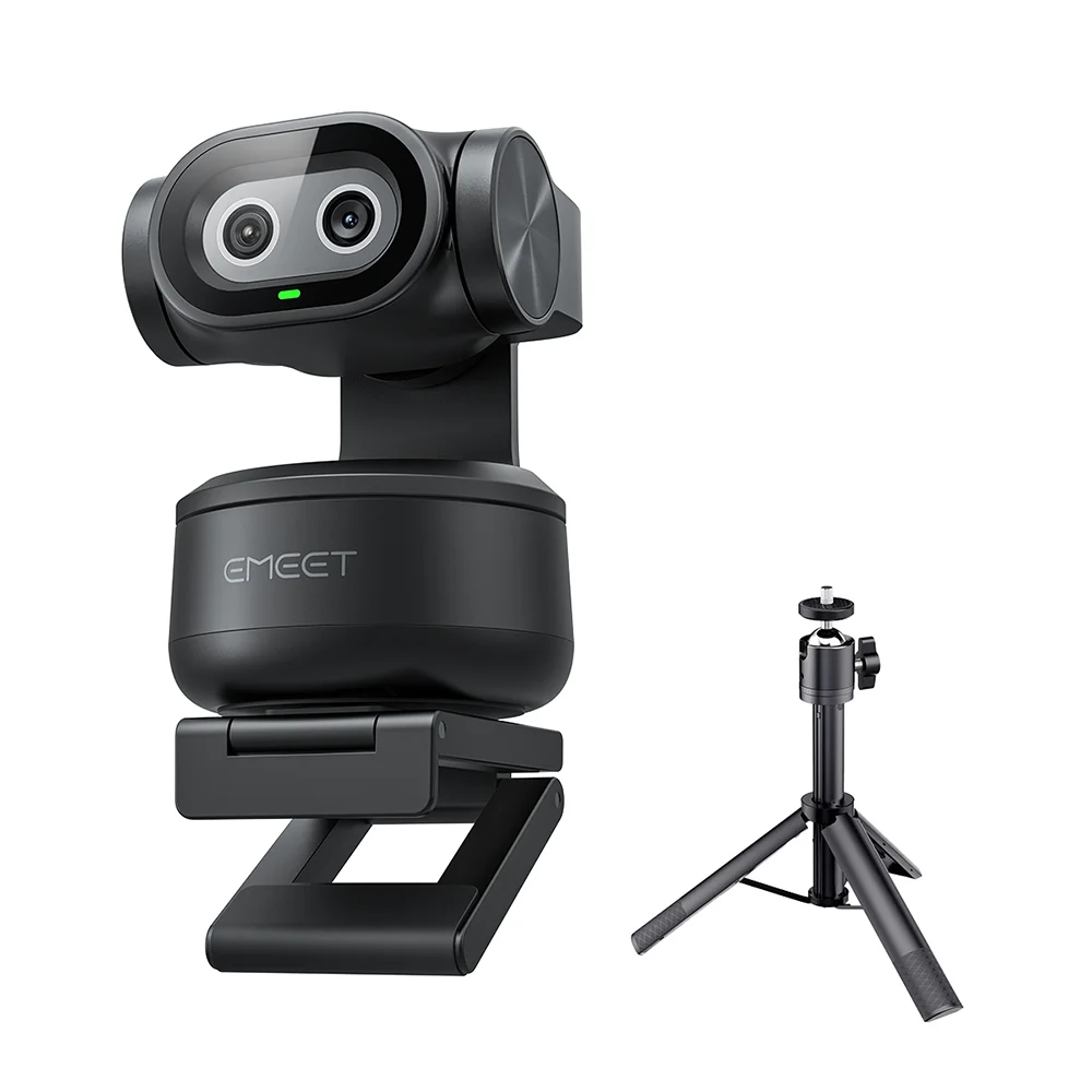 EMEET PIXY 2K Webcam,Gesture Control AI Tracking PTZ Camera With Sony Sensor,1080P 60fps Autofocus Webcam for Streaming OBS