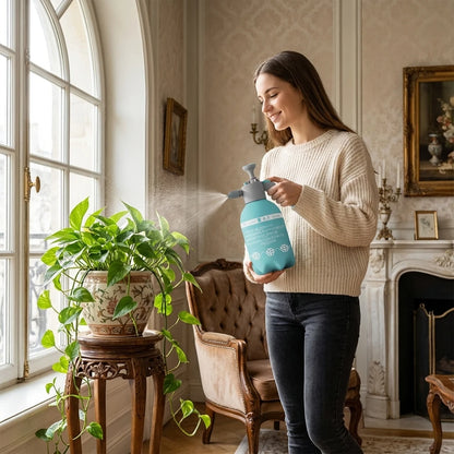2L Hand Pressure Water Sprayer Portable Garden Pump Sprayer Weeds Pest Spray Bottle Plants Sprinkler Car Wash Spray Watering Can