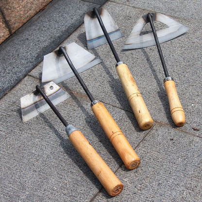 Multifunctional Small Hoe With  Handle, Household Flower Hoe, Gardening Hoe, Outdoor Agricultural Tool And Garden Tool.