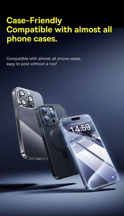 Baseus Tempered Glass for iPhone 17 16 Pro Max Screen Protector for iPhone 15 14 13 12 11 Pro Max Clear Edge Anti-Peeping Film