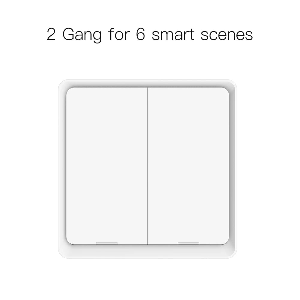 Moes ZigBee Wireless Scene Switch 12 control modes Handheld Push Button Setup Home Automation Scenario Tuya Smart Devices