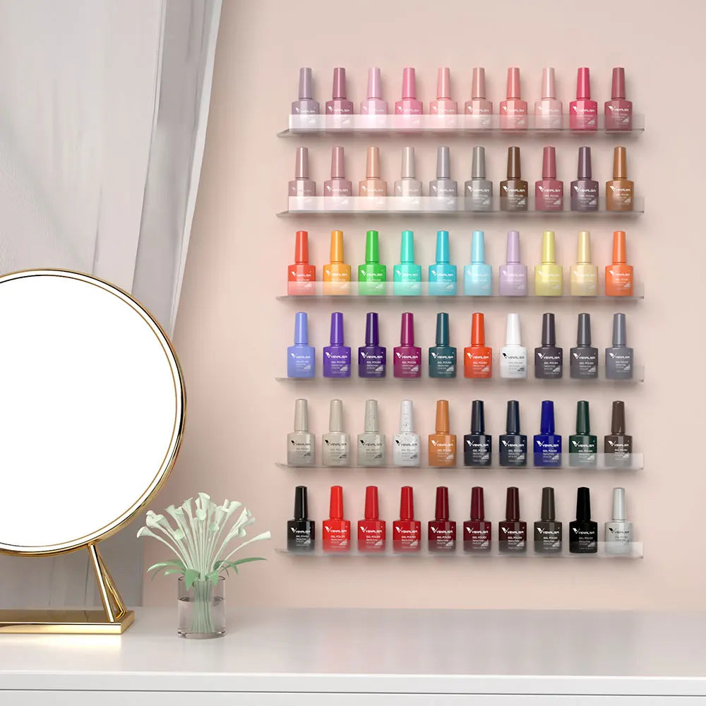 1Set VENALISA TPO FREE Whole Set Nail Gel Polish with Color Display For New Learner Nail Maincure Gel Varnish Branded Suitcase
