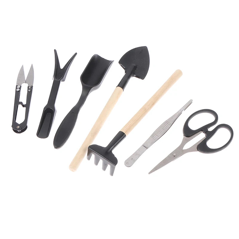 13 Pcs fleshiness Plant Garden Tools Set For Succulents Potted Plants Seedling Starter Spade Pruning Tweezers Scissors