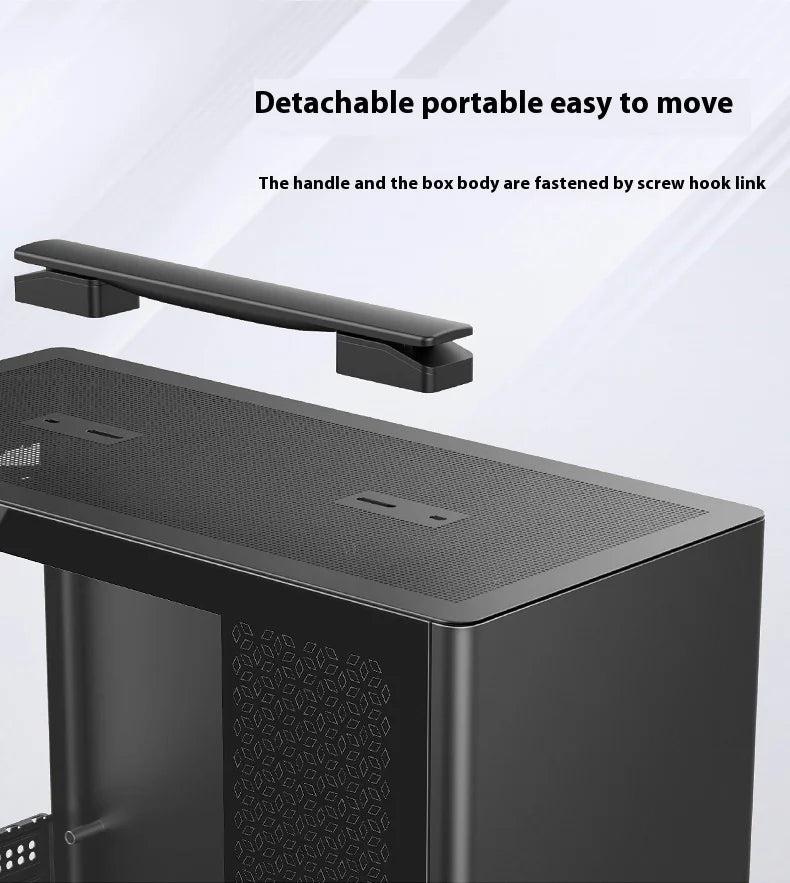 Question M5 PC case M-ATX Portable Computer Case ITX Motherboard ATX/SFX Power Supply Support U3 Desktop MINI Small Chassis