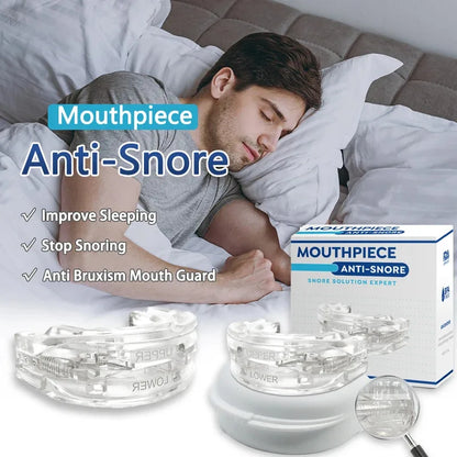 Silicone Anti-Snore Mouthpiece Bruxism Mouth Guard Improve Sleeping Aid Braces Teeth Orthodontic Snoring Night Device Stop Snore