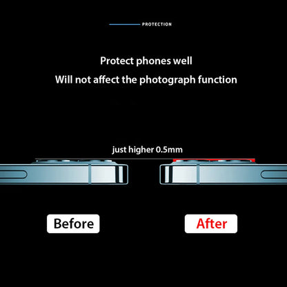 9D Diamond Lens Protector For iPhone 17 Pro Max Air Camera Tempered Glass Compatible with iPhone 14 15 16 Pro Max Ring Cover Cas