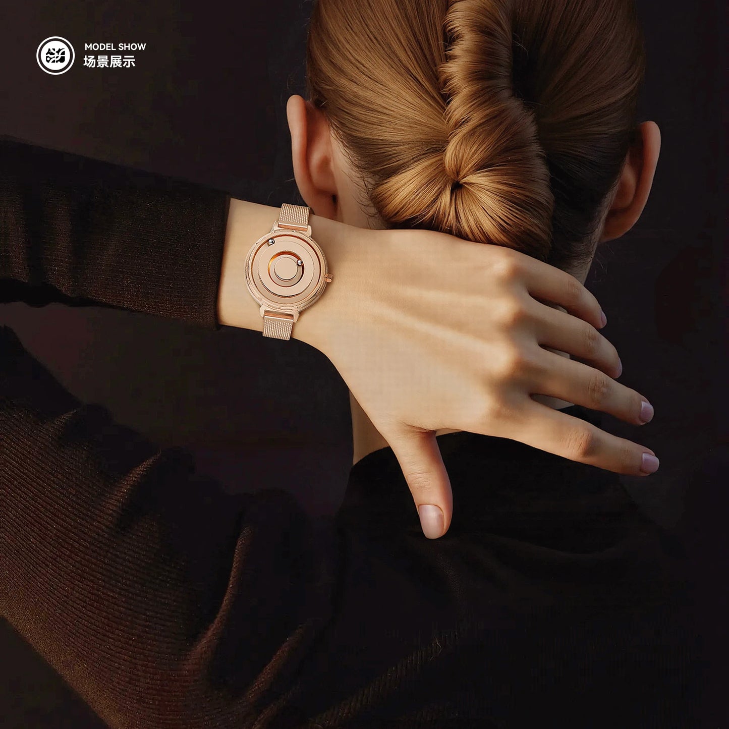 Eutour New Original Magnetic Rose Gold Trend Women's Watches Female Student Quartz Watch Simple Fashion Women's Watches