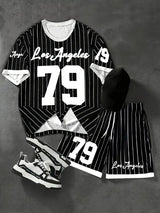 Men's Printed Matching Set — view 5