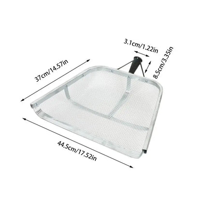 Garden Sifter for Soil Sturdy Stainless Steel Soil Sieve with Easy Grip Handle Ergonomic Portable Farm Shovel Multifunctional