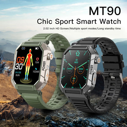 2026 New 2.02" Smart Watch Professional ECG & PPG Health Monitor Bluetooth Call GPS Track Recorder IP68 Waterproof for Men Women