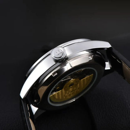 Seiko Business Leisure Machinery Watch Fashion Simple Calendar High quality Leather Strap Men's Women's Boutique Couple Watch
