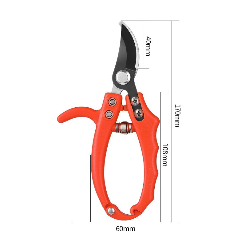 Gardening Branch Scissors Fruit Tree Shears Grafting Pruning for Bonsai Household Garden Non-slip Handle Tools Shears